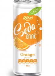 330ml Soda drink Orange Flavour 2